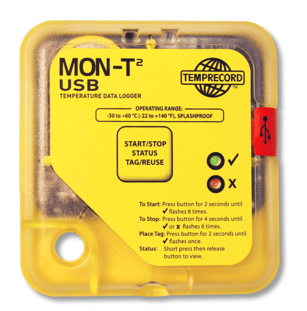 Temprecord MON-T2 USB Temperature data logger