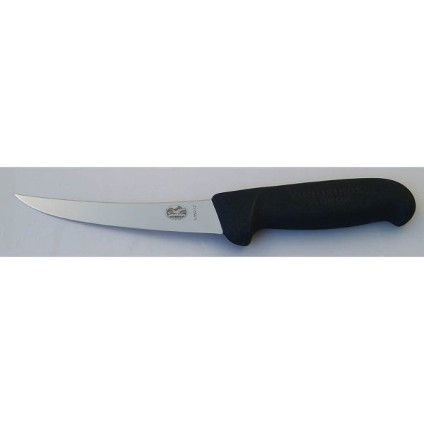 victorinox narrow curved boning knife black