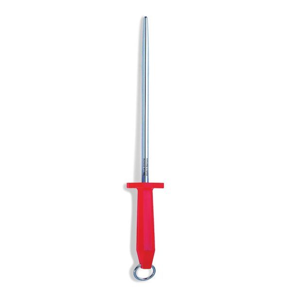 F.Dick Butchers Sharpening Steel Red