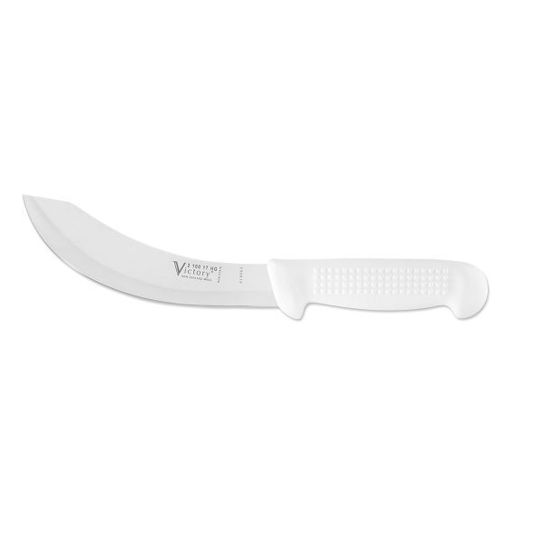 victory knives hollow ground skinning knife white