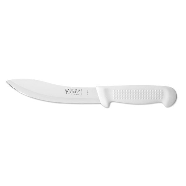 victory knives hollow ground skinning knife white