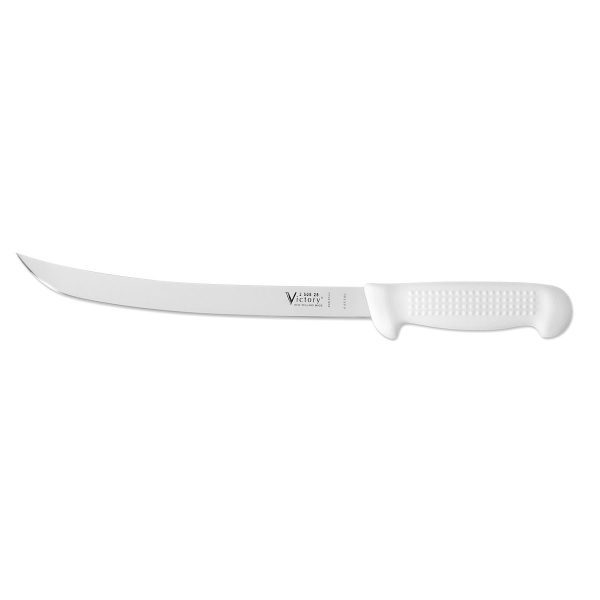 Victory Knives curved filleting knife white