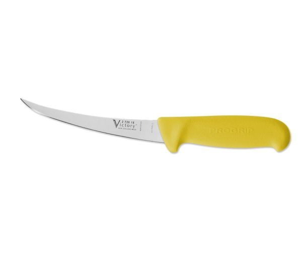 victory knives curved boning knife yellow