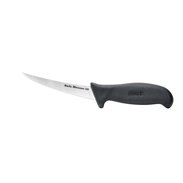 safa messer narrow Curved Boning Knife black