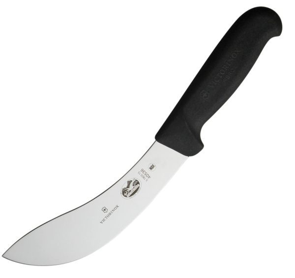 victorinox skinning knife black